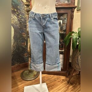 EUC Aeropostale Womens Capri Jeans LIGHT Blue Pockets Denim